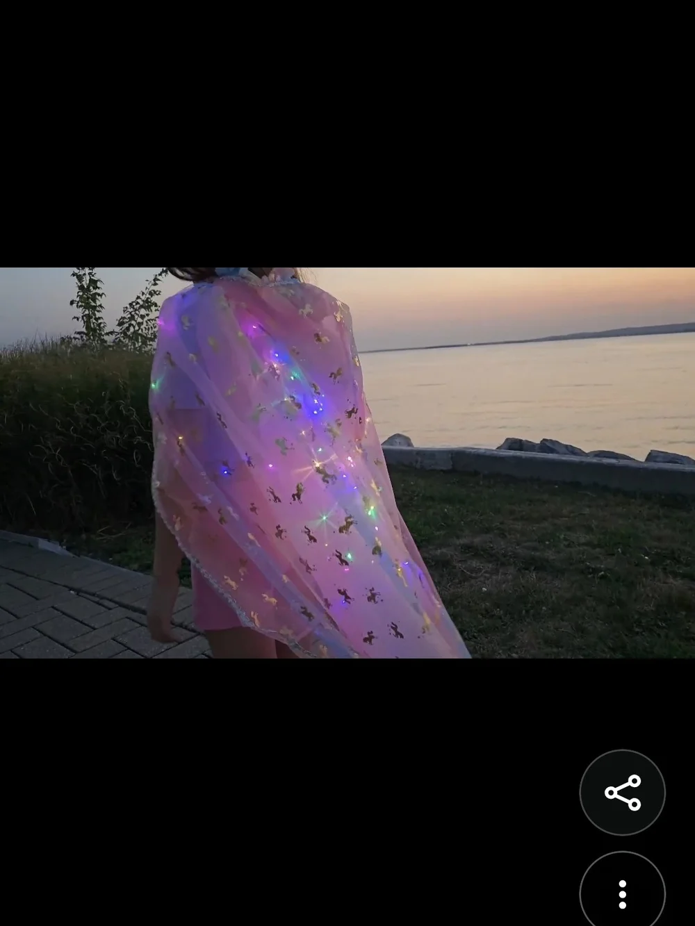 Unicorn cape magical pink